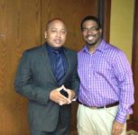 With the People's Shark Daymond John