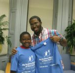 Geo meeting his little from Big Brothers Big Sisters NYC